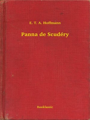 cover image of Panna de Scudéry